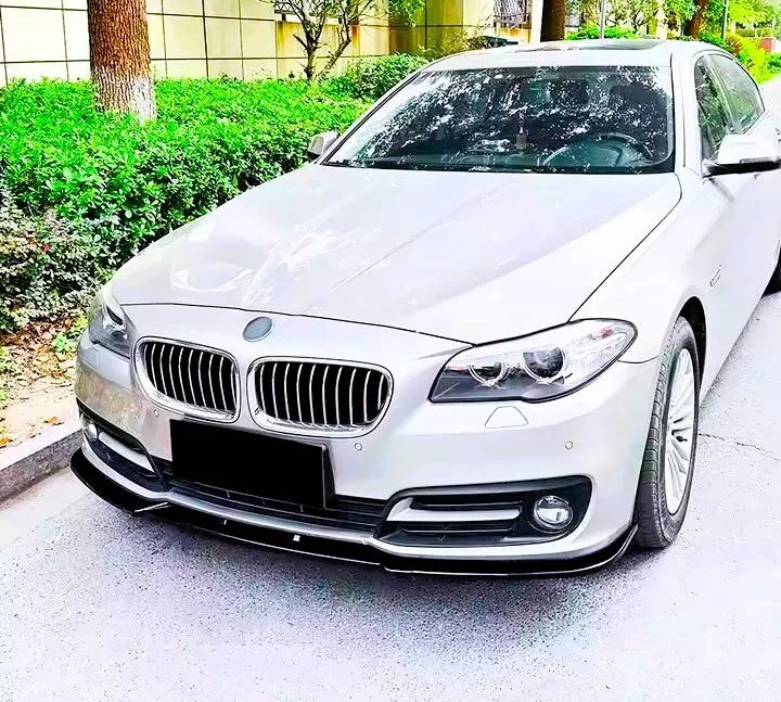 BMW 5 Series F10 F11 Front Splitter NON M Sport 15-17 ABS Gloss Black