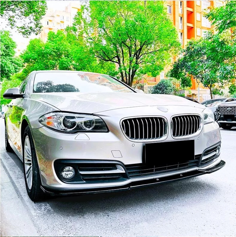BMW 5 Series F10 F11 Front Splitter NON M Sport 15-17 ABS Gloss Black