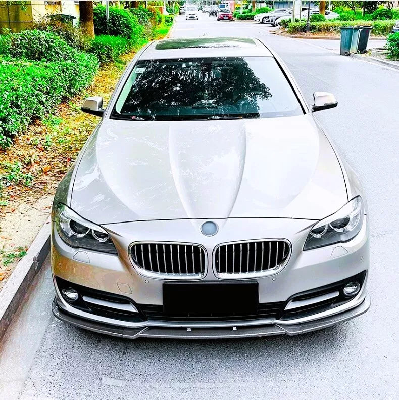 BMW 5 Series F10 F11 Front Splitter NON M Sport 15-17 ABS Gloss Black