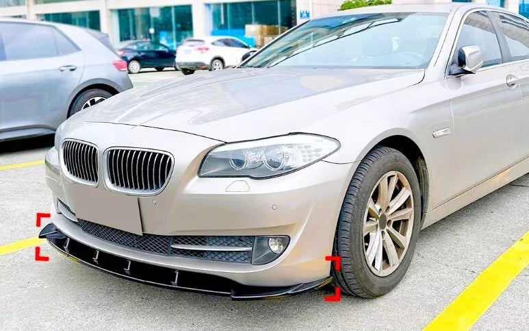 BMW 5 Series F10 F11 Front Splitter NON M Sport 10-14 ABS Gloss Black