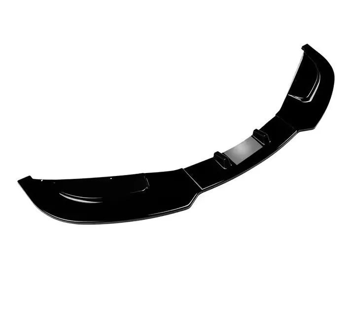 Mercedes C Class W204 Front Splitter Spoiler Lip Kit ABS Gloss Black