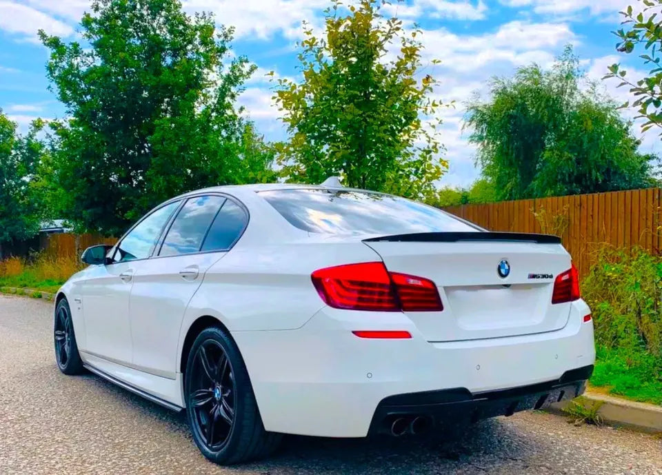 BMW 5 Series F10 F11 Rear Valance Diffuser 10-17 ABS Gloss Black