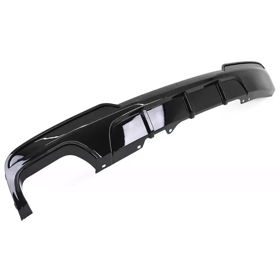 BMW 5 Series F10 F11 Rear Valance Diffuser 10-17 ABS Gloss Black