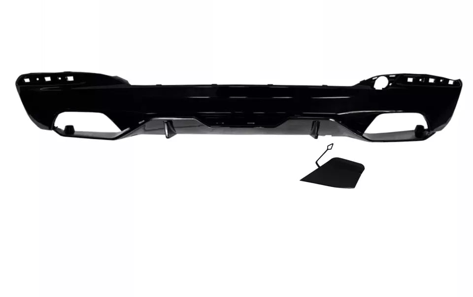 BMW 5 Series G30 Rear Valance Diffuser 2018-20 ABS Gloss Black