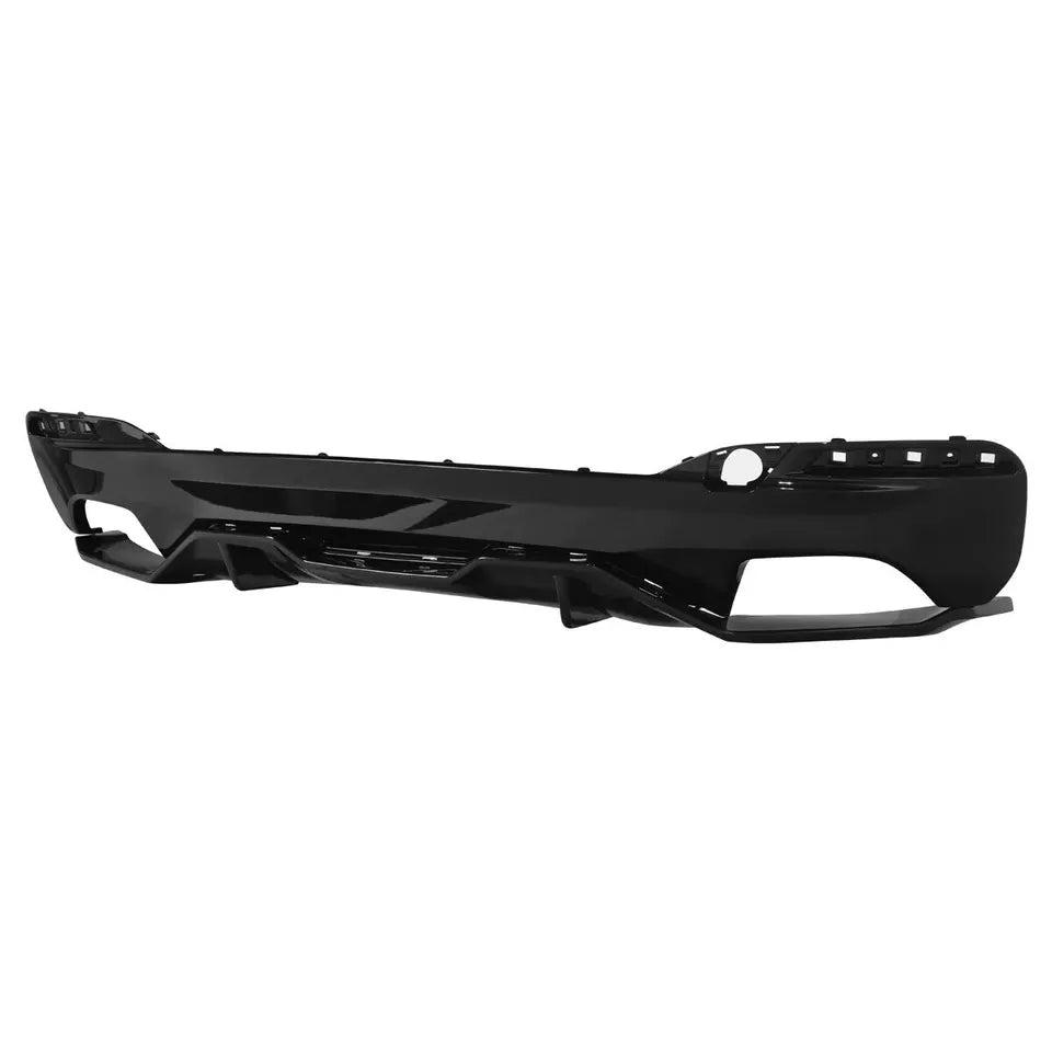 BMW 5 Series G30 Rear Valance Diffuser 2018-20 ABS Gloss Black