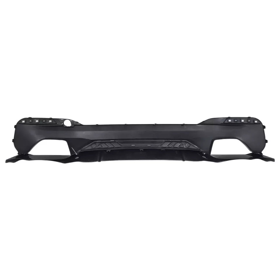 BMW 5 Series G30 Rear Valance Diffuser 2018-20 ABS Gloss Black