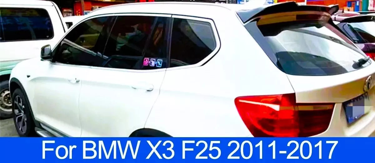 BMW X3 F25 Rear Roof Spoiler Wing M Sport 2010-17 ABS Gloss Black