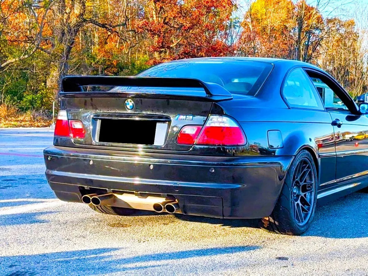 BMW 3 Series M3 E46 GT GTR Rear Boot Spoiler 1997-06 ABS Gloss Black