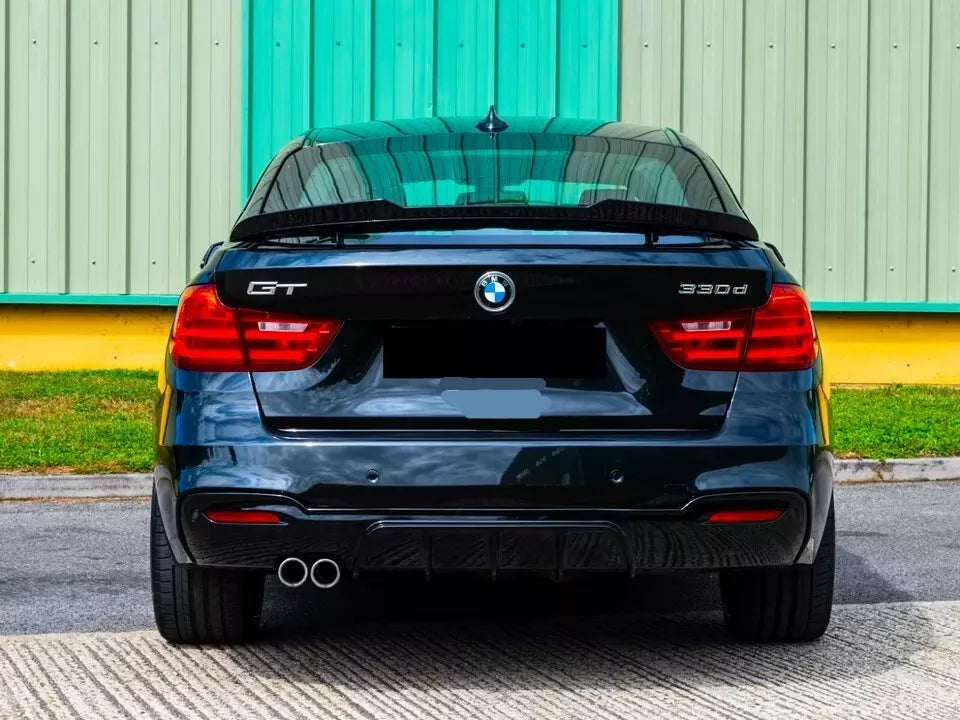 BMW 3 Series GT F34 Rear Boot Spoiler 2011-2019 ABS Gloss Black