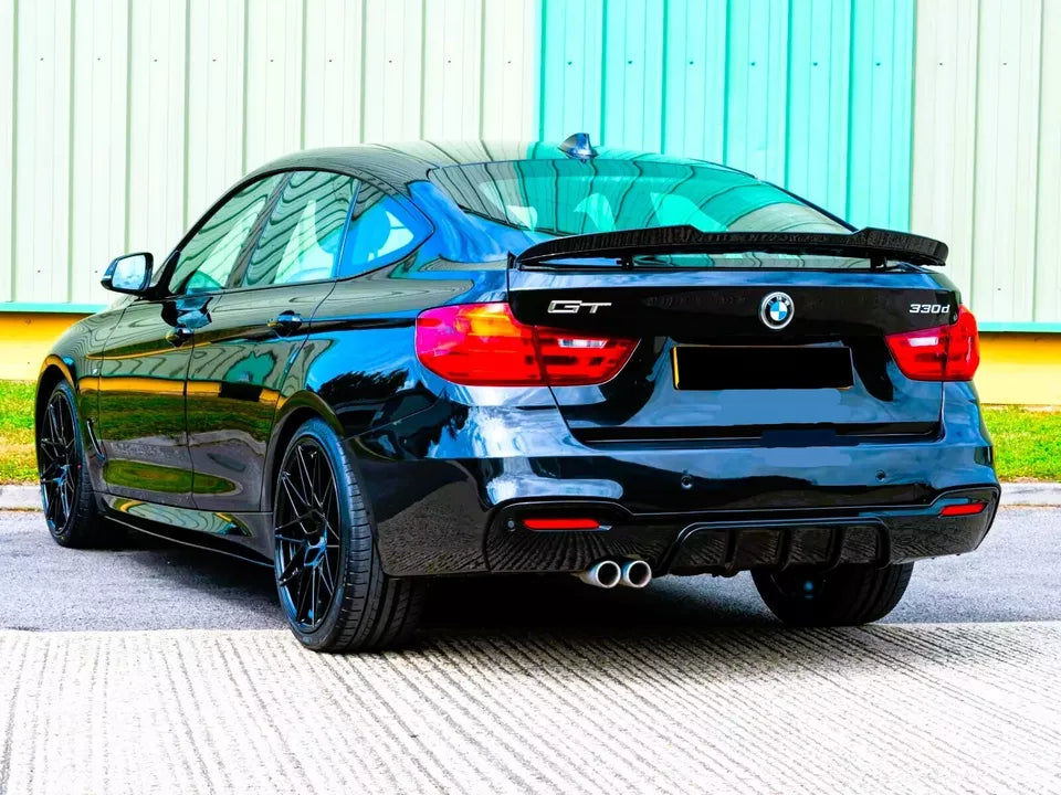 BMW 3 Series GT F34 Rear Boot Spoiler 2011-2019 ABS Gloss Black