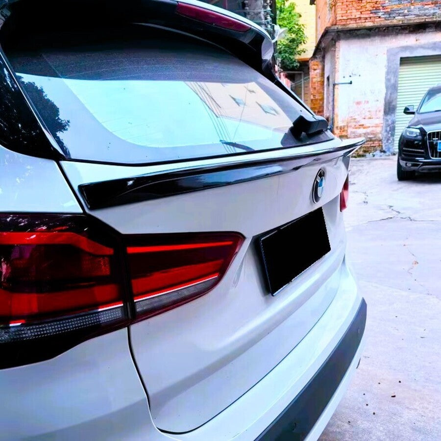 BMW X1 F48 X1M Rear Mid Wing Spoiler M Sport 15-22 ABS Gloss Black