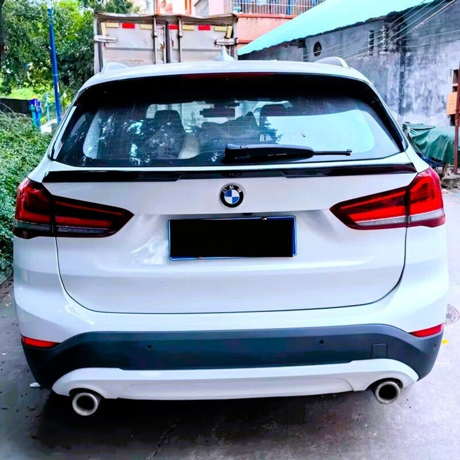 BMW X1 F48 X1M Rear Mid Wing Spoiler M Sport 15-22 ABS Gloss Black