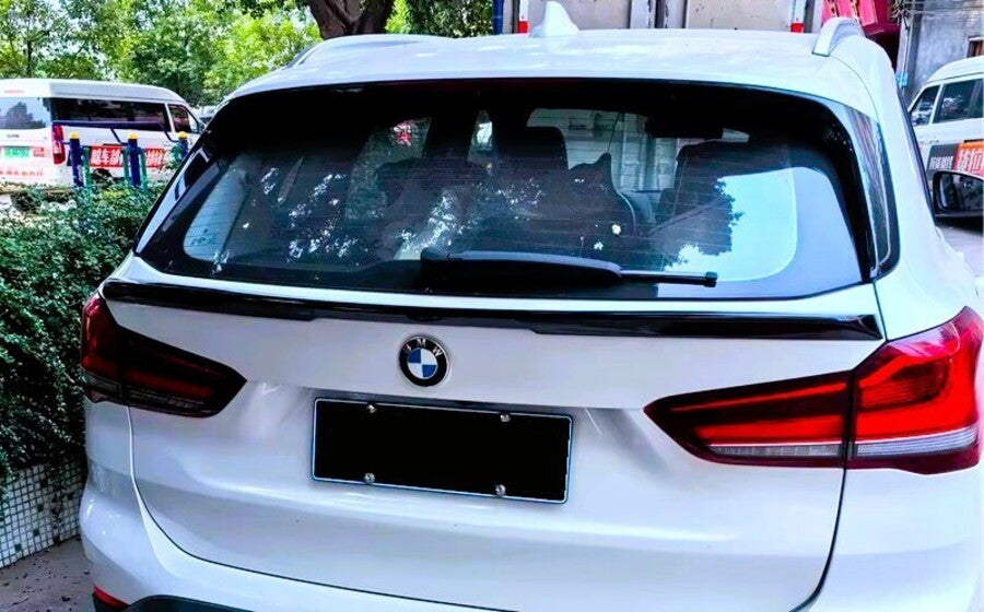 BMW X1 F48 X1M Rear Mid Wing Spoiler M Sport 15-22 ABS Gloss Black