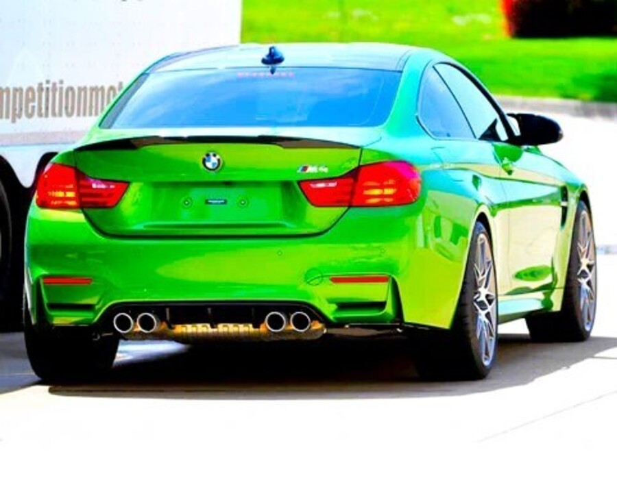 BMW M4 F82 F83 Rear M4 Style Boot Spoiler Wing 14-20 ABS Gloss Black