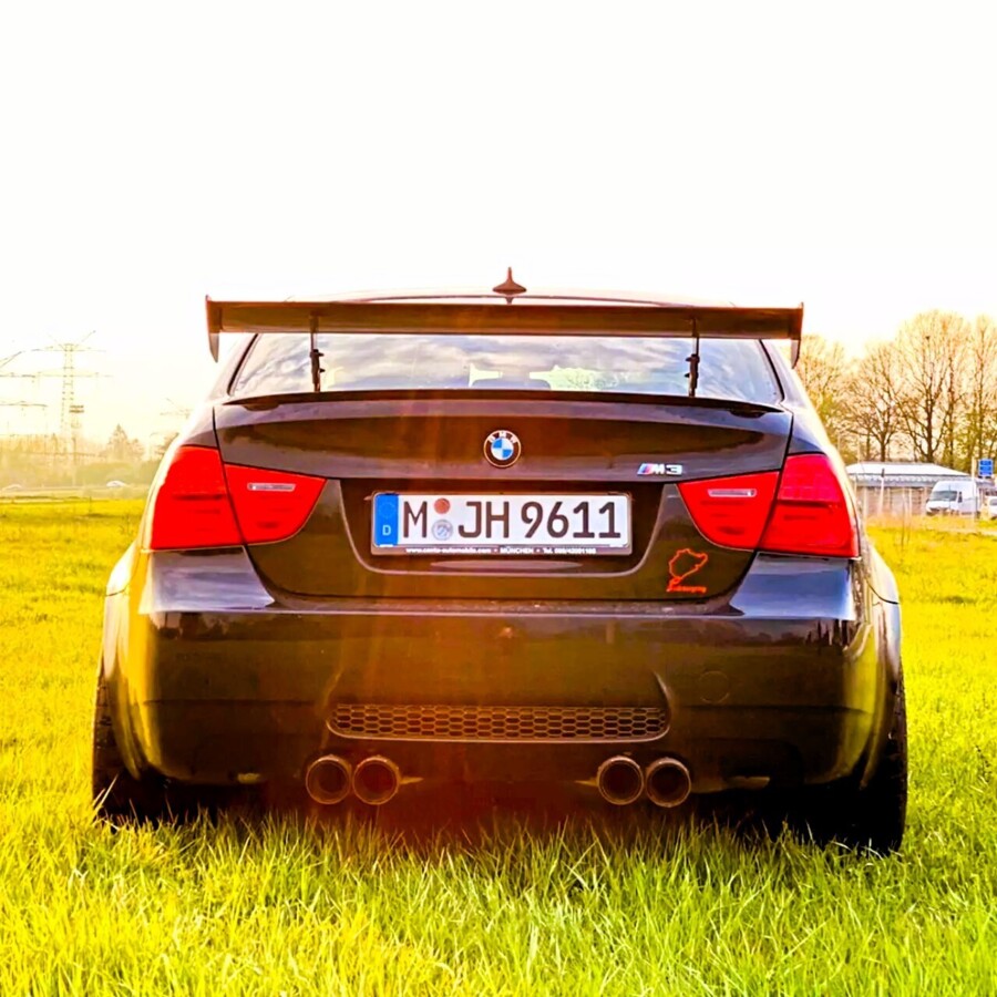BMW M2 M3 M4 E90 F80 F82 GTS Style Rear Boot Spoiler ABS Gloss Black
