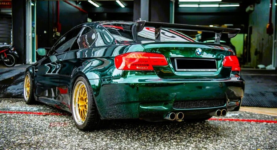BMW M2 M3 M4 E90 F80 F82 GTS Style Rear Boot Spoiler ABS Gloss Black
