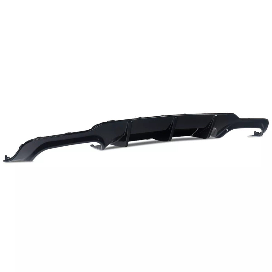 Mercedes C Class C63 AMG Rear Diffuser Valance 2011-15 ABS Gloss Black