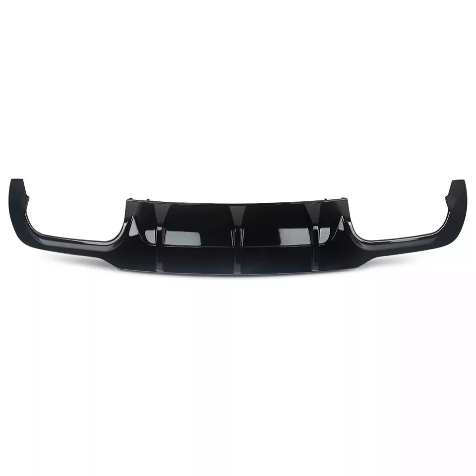 Mercedes C Class C63 AMG Rear Diffuser Valance 2011-15 ABS Gloss Black