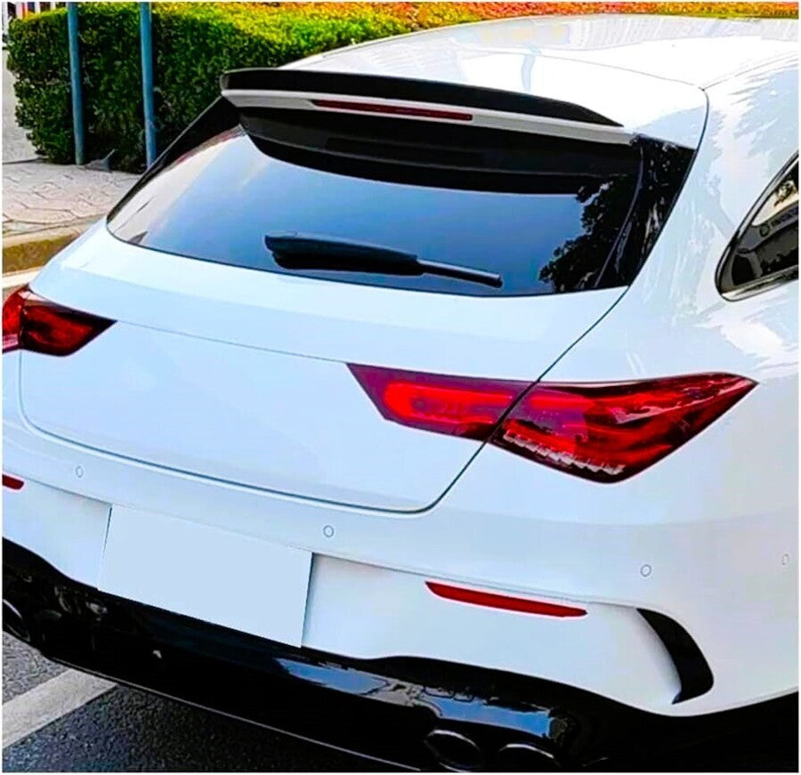 Mercedes CLA X118 Rear Roof Spoiler Wing 2019-2024 ABS Gloss Black