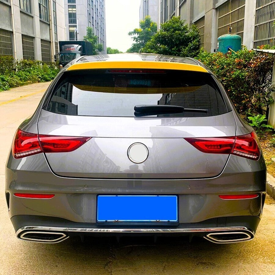 Mercedes CLA X118 Rear Roof Spoiler Wing 2019-2024 ABS Gloss Black