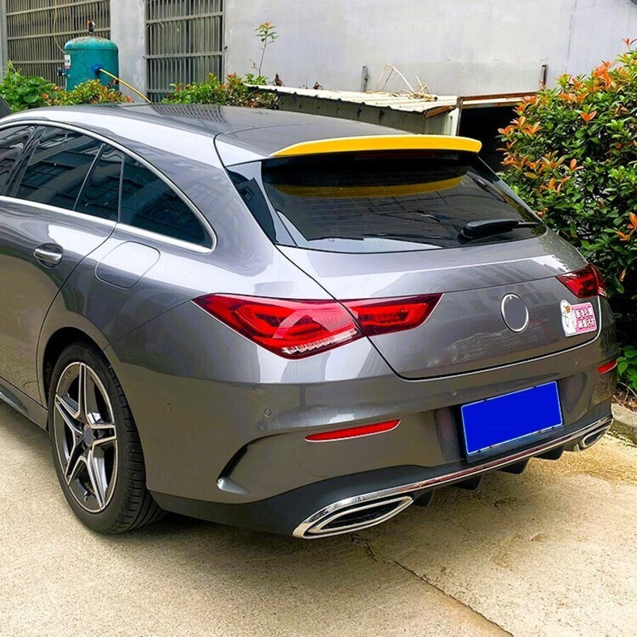 Mercedes CLA X118 Rear Roof Spoiler Wing 2019-2024 ABS Gloss Black