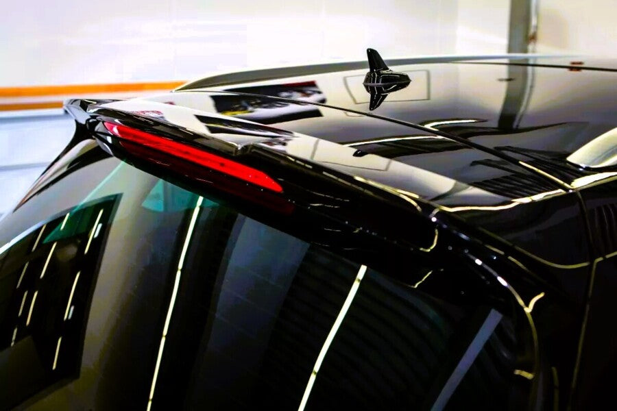 VW Passat B8 Estate Rear Roof Spoiler Wing 14-22 ABS Gloss Black