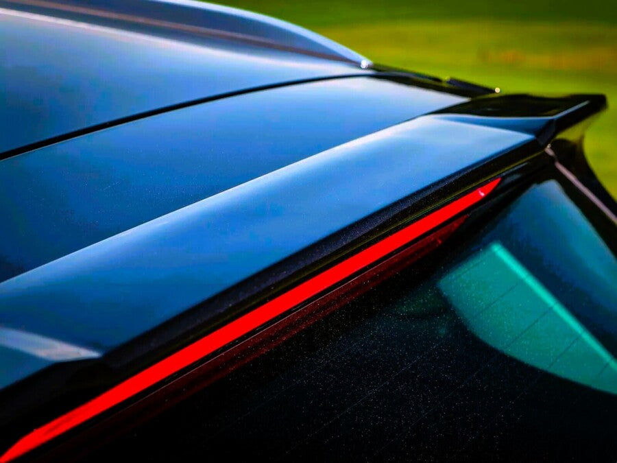 VW Passat B8 Estate Rear Roof Spoiler Wing 14-22 ABS Gloss Black