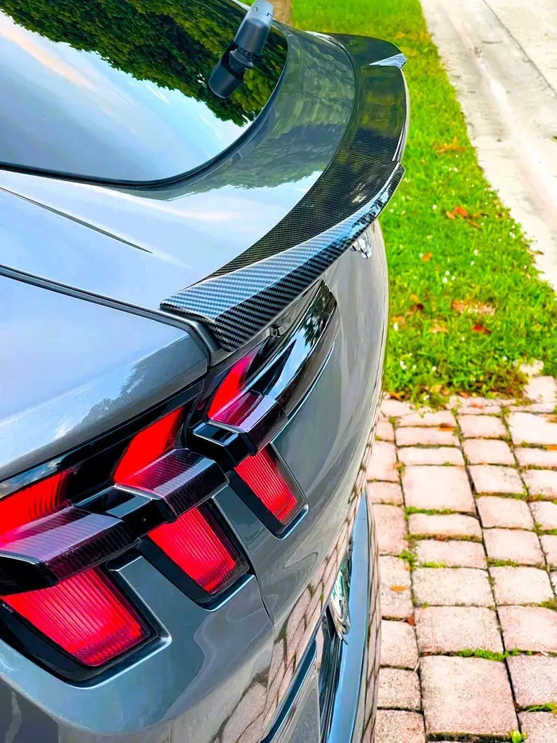 Ford Mustang Mach E Rear M4 Boot Spoiler Wing 2020-24 ABS Gloss Black