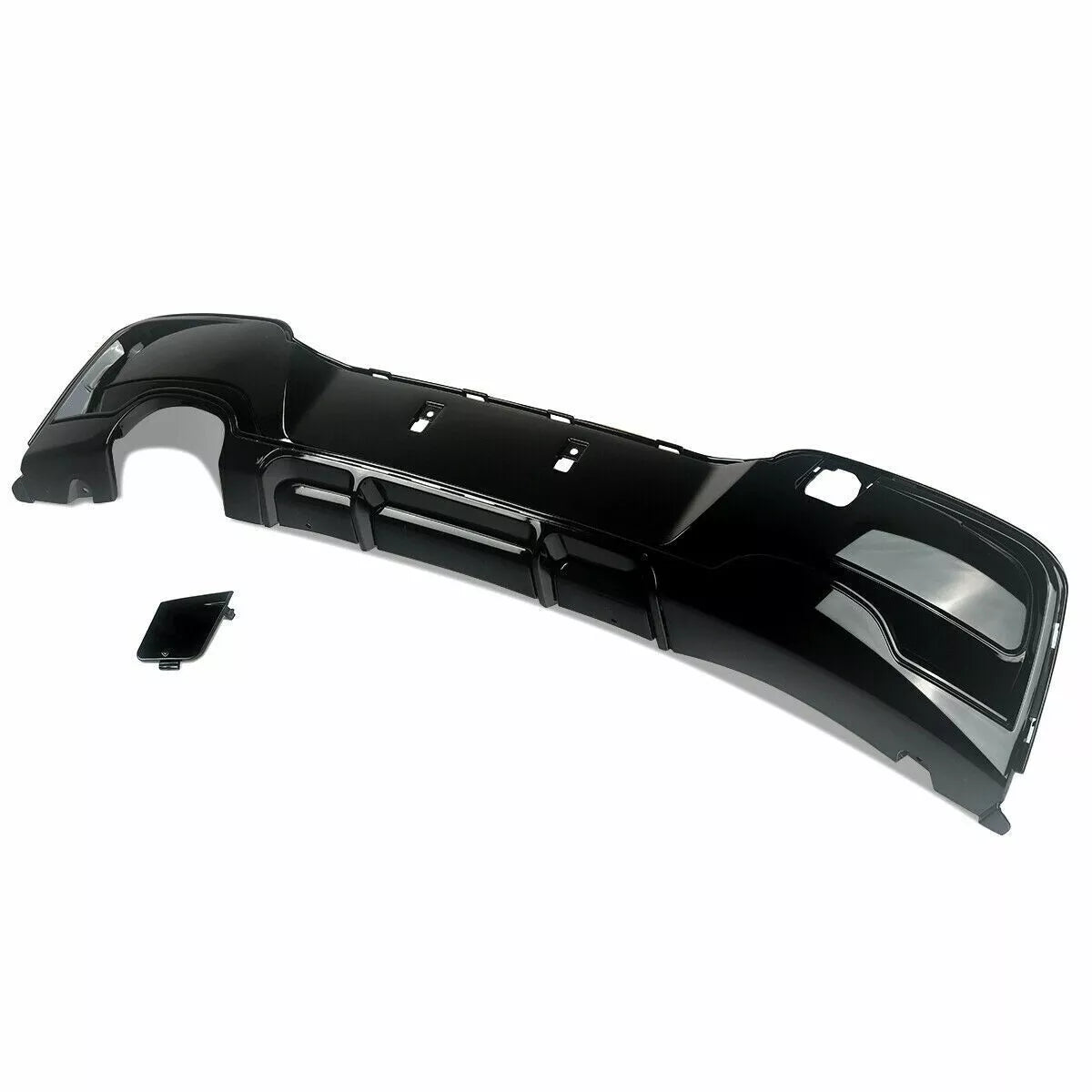 BMW 1 Series F20 PRE-LCI Rear Diffuser Lip Bumper ABS Gloss Black