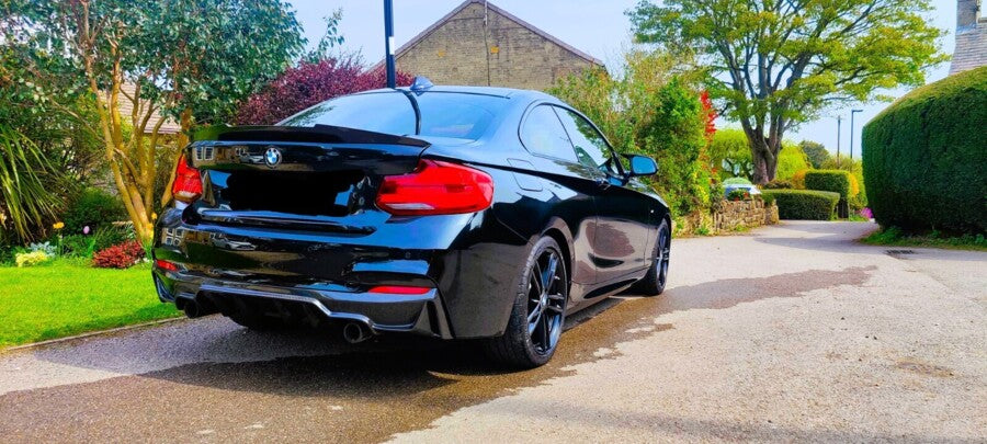 BMW 2 Series F22 F23 Rear Diffuser Valance 13-21 ABS Carbon Fibre