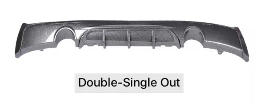 BMW 2 Series F22 F23 Rear Diffuser Valance 13-21 ABS Carbon Fibre