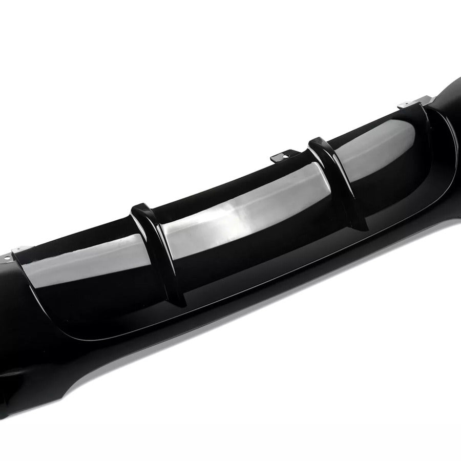BMW 3 Series E90 E91 Rear Valance Diffuser 04-13 ABS Gloss Black