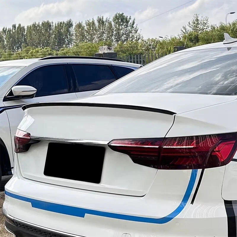 Audi A4 B9 Gloss Black Rear S4 Style Boot Spoiler Lip Aero 2016- 24