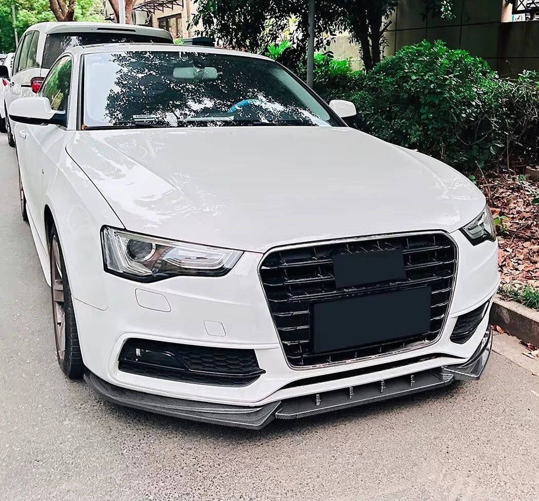 Audi A5 S5 S Line B8.5 FACELIFT Gloss Black Front Splitter 2011-2016