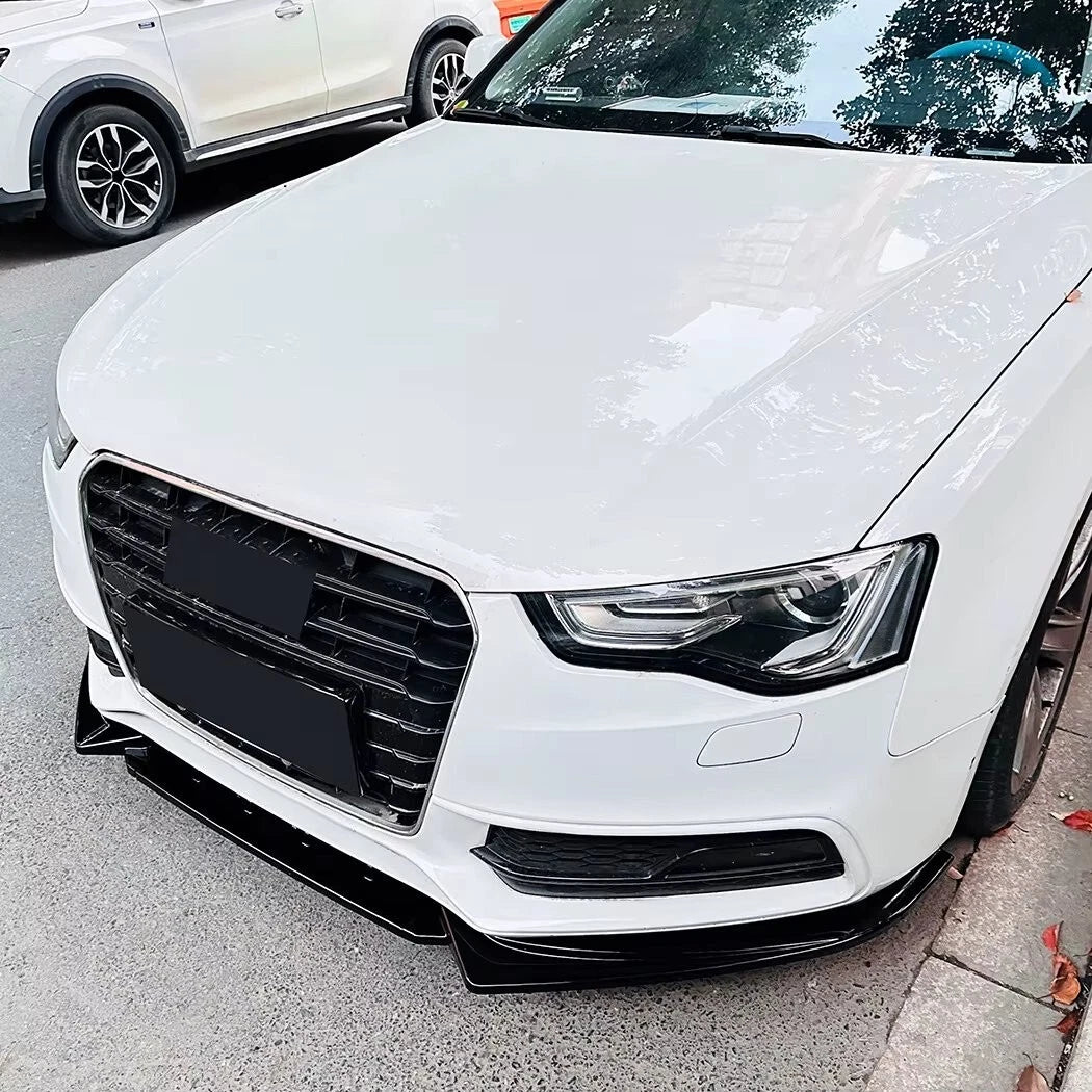 Audi A5 S5 S Line B8.5 FACELIFT Gloss Black Front Splitter 2011-2016