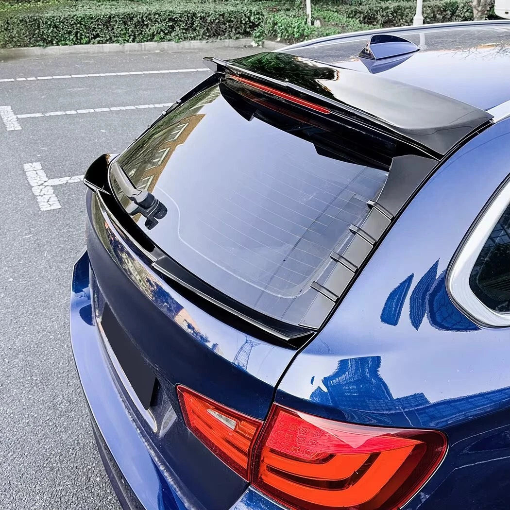 BMW 5 Series F11 Touring Estate Gloss Black Rear Roof Spoiler Lip