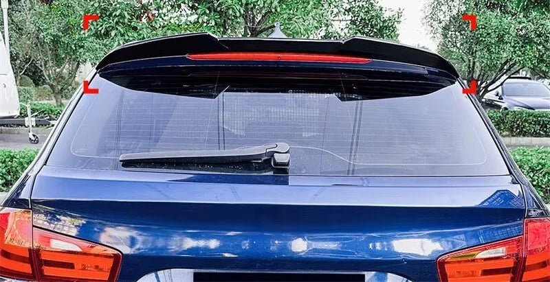 BMW 5 Series F11 Touring Estate Gloss Black Rear Roof Spoiler Lip