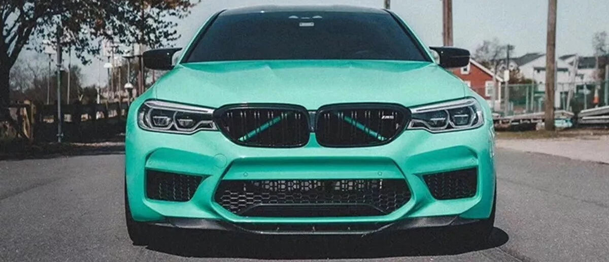 BMW M5 F90 PRE-LCI Gloss Black Front Splitter Spoiler Lip 2017-20
