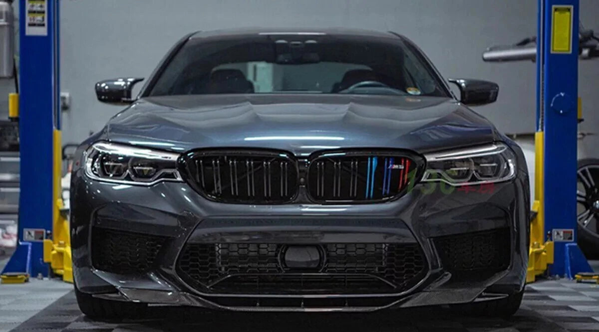 BMW M5 F90 PRE-LCI Gloss Black Front Splitter Spoiler Lip 2017-20