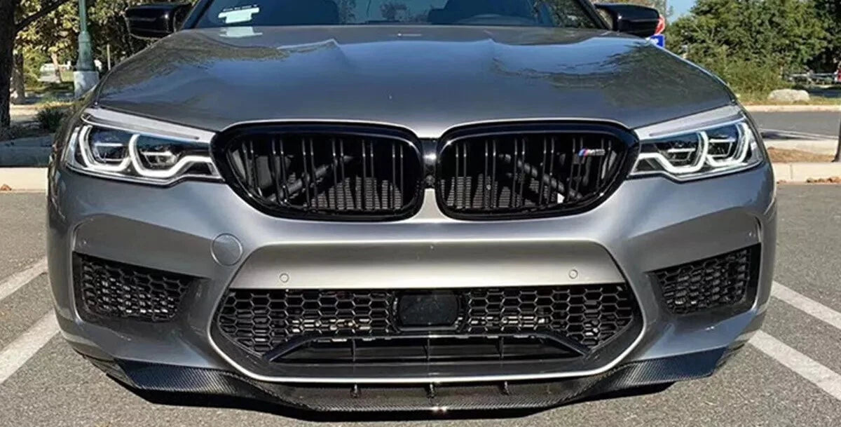 BMW M5 F90 PRE-LCI Gloss Black Front Splitter Spoiler Lip 2017-20