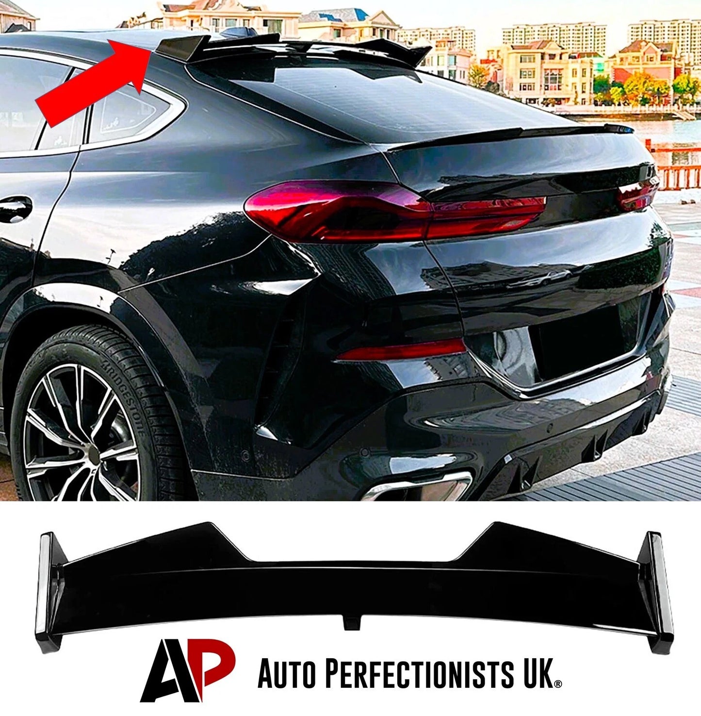 BMW X4 G02 X4M Gloss Black Rear Roof Spoiler Lip M Sport 2018- 24