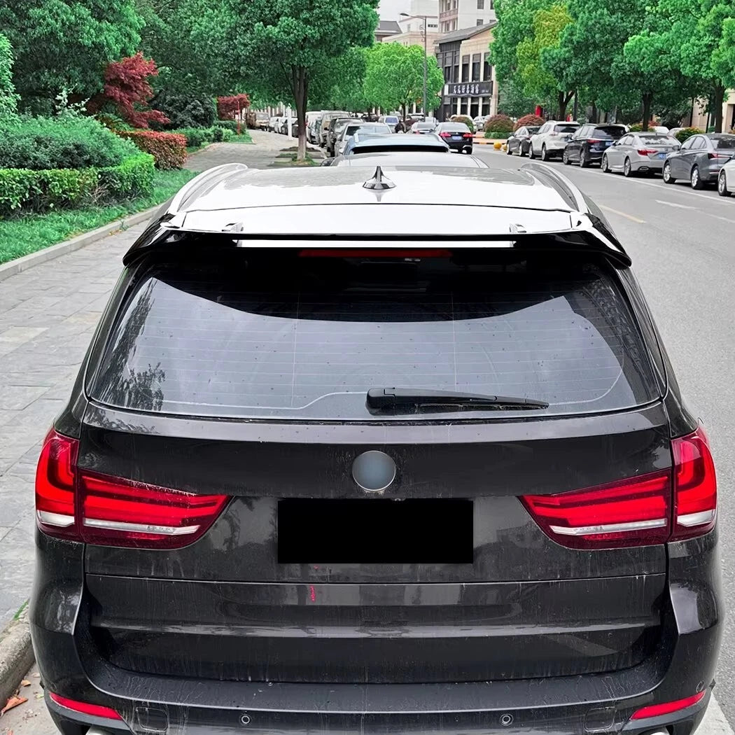 BMW X5 F15 X5M F85 M50D Gloss Black Rear Roof Spoiler Boot Wing Lip