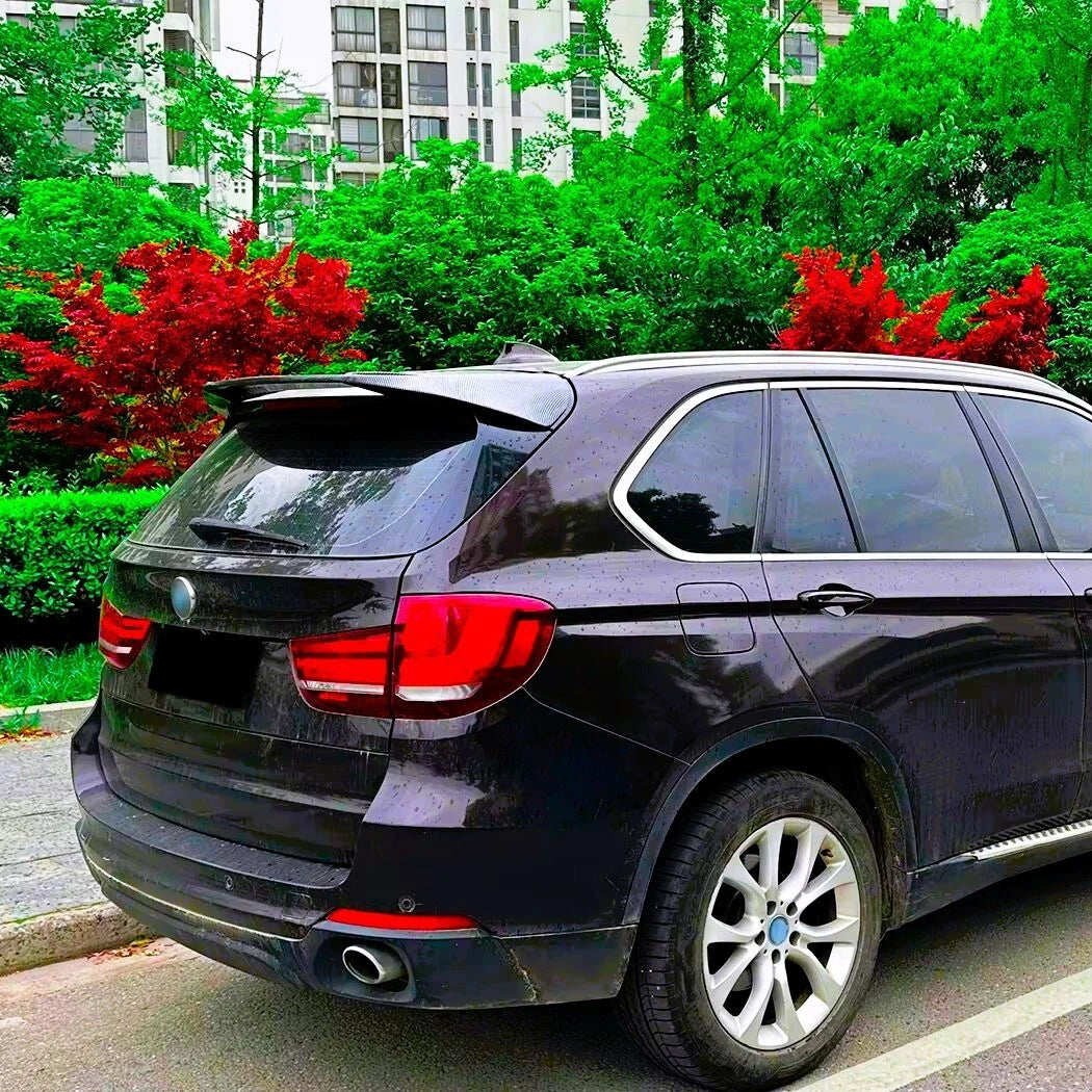 BMW X5 F15 X5M F85 M50D Gloss Black Rear Roof Spoiler Boot Wing Lip