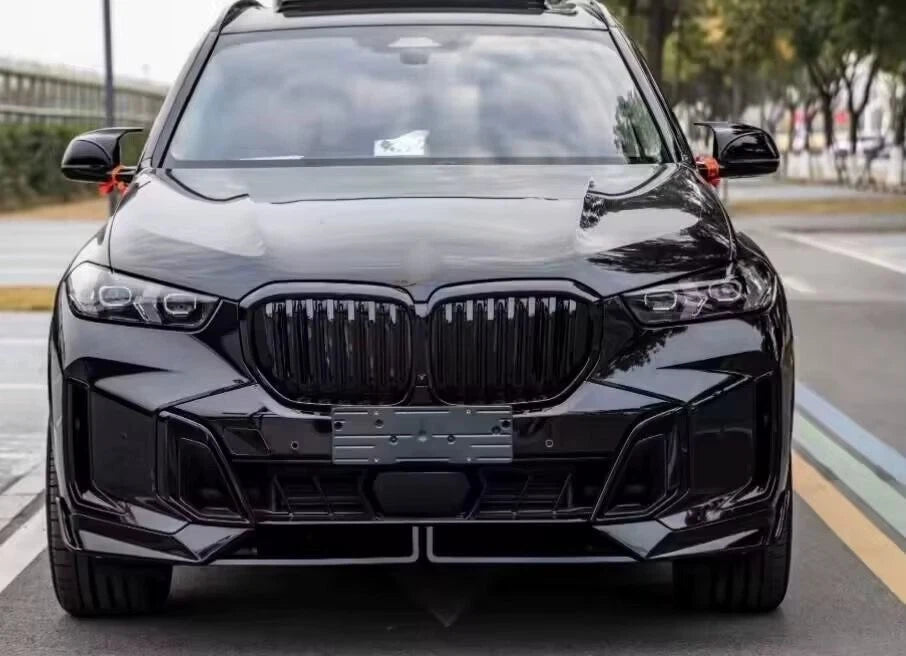 BMW X5 G05 LCI Gloss Black Front Splitter Spoiler Lip M Sport 2023- 24