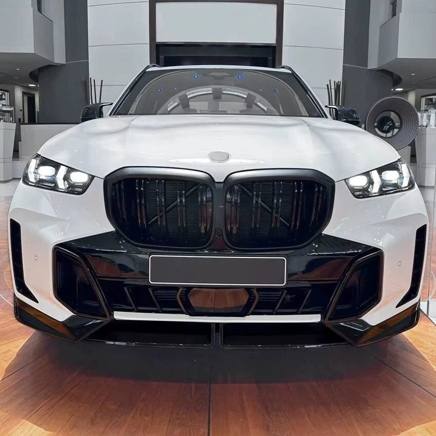 BMW X5 G05 LCI Gloss Black Front Splitter Spoiler Lip M Sport 2023- 24