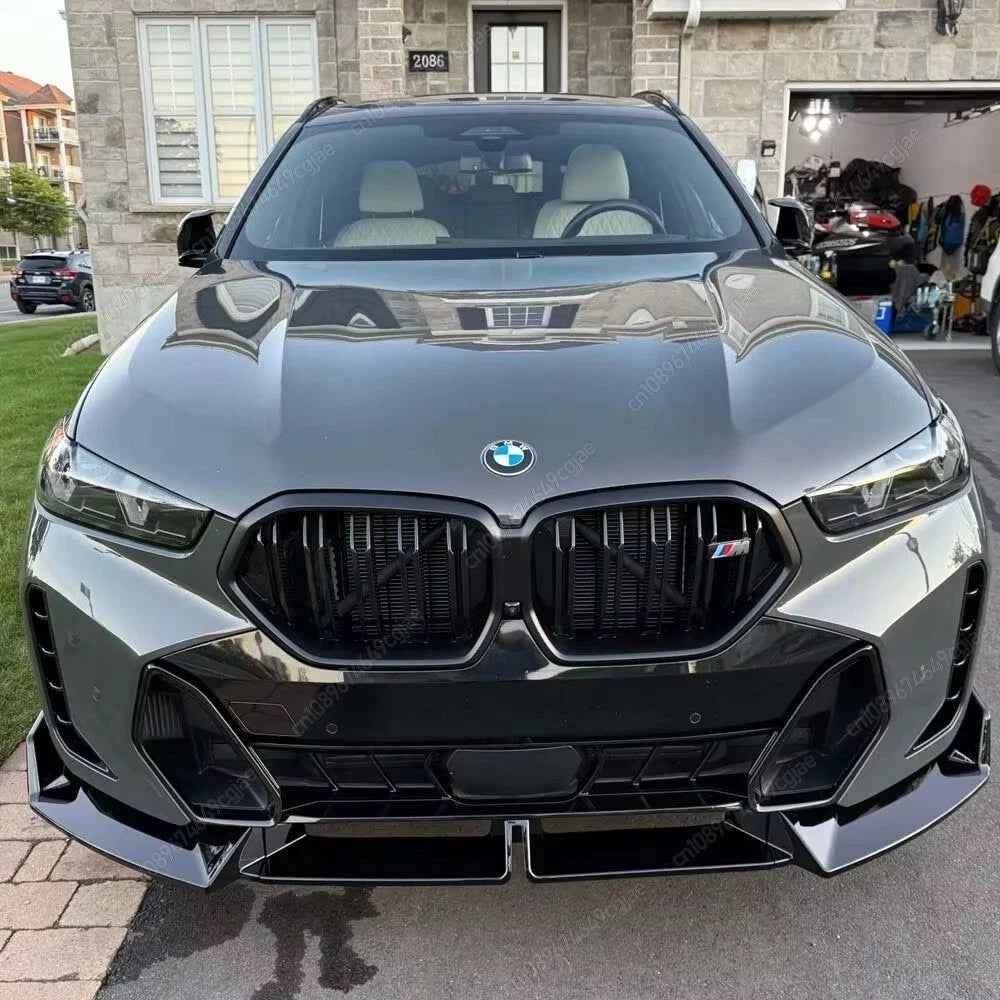 BMW X5 G05 LCI Gloss Black Front Splitter Spoiler Lip M Sport 2023- 24