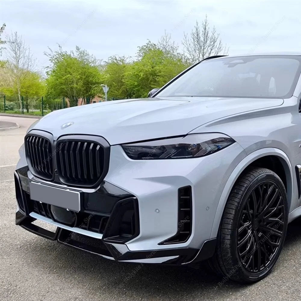 BMW X5 G05 LCI Gloss Black Front Splitter Spoiler Lip M Sport 2023- 24