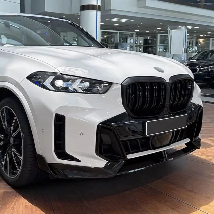 BMW X5 G05 LCI Gloss Black Front Splitter Spoiler Lip M Sport 2023- 24