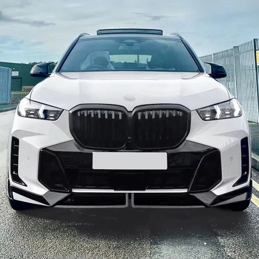 BMW X5 G05 LCI Gloss Black Front Splitter Spoiler Lip M Sport 2023- 24
