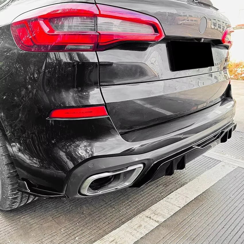 BMW X5 G05 Gloss Black Rear Diffuser Lip Valance Bumper M Sport 18- 24